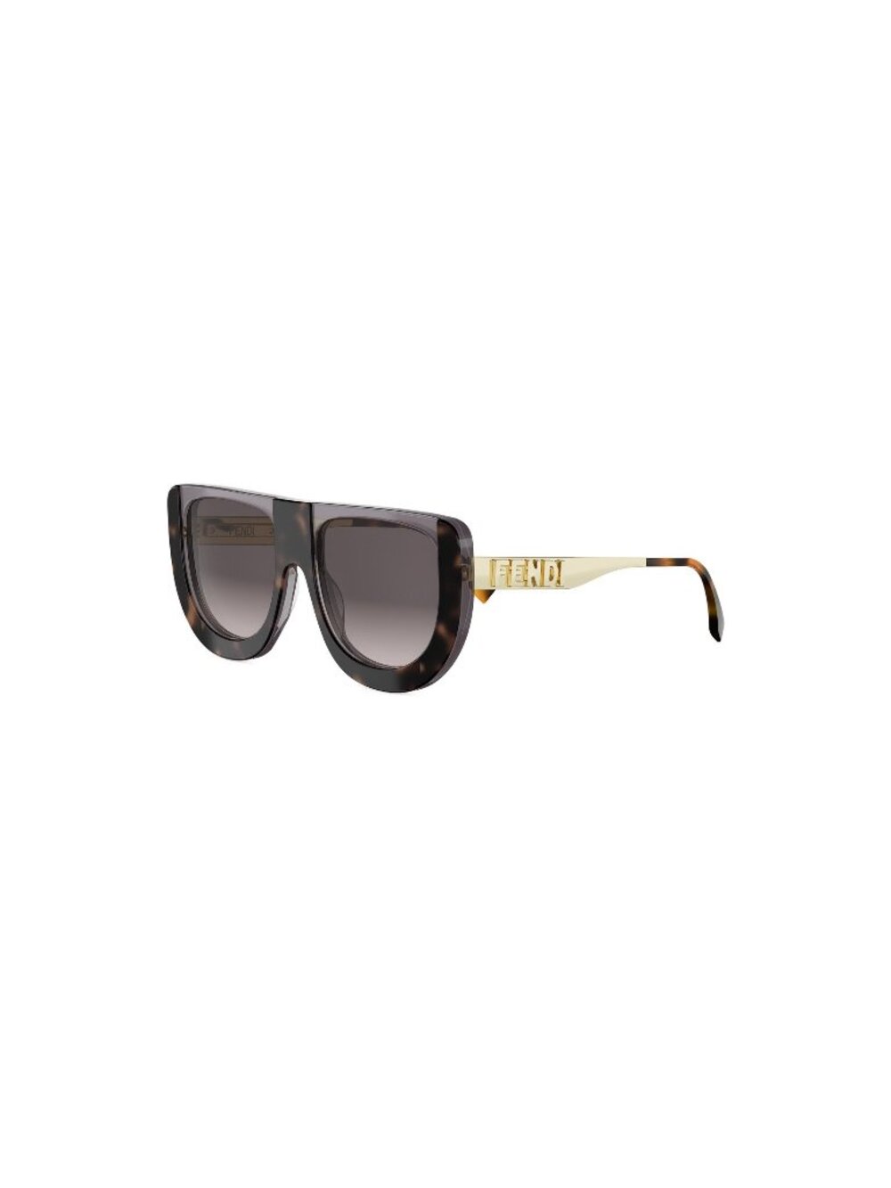 New FENDI Women's Sunglasses Acetate Frame FENDIGRAPHY FE40203I 20B 53